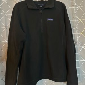Patagonia Women's Micro D® 1/4-Zip Fleece, size XL, Black, micro fleece, comfy